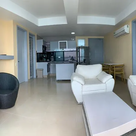 2p1-32 Seafront With Air Conditioning And Pool Cartagena